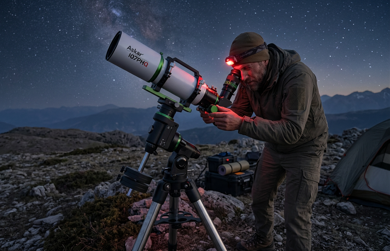 Askar 107PHQ Petzval Refractor Telescope — premium astrophotography optics
